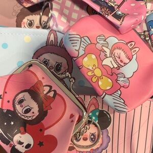 Labubu coin purse keychains your choice.